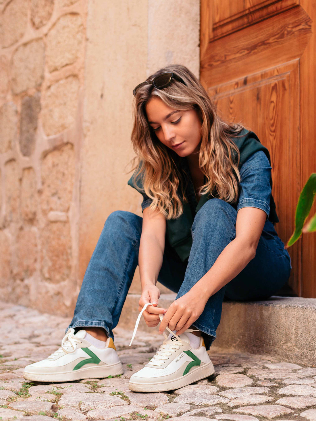 Hygge/22 Suede Green Mustard