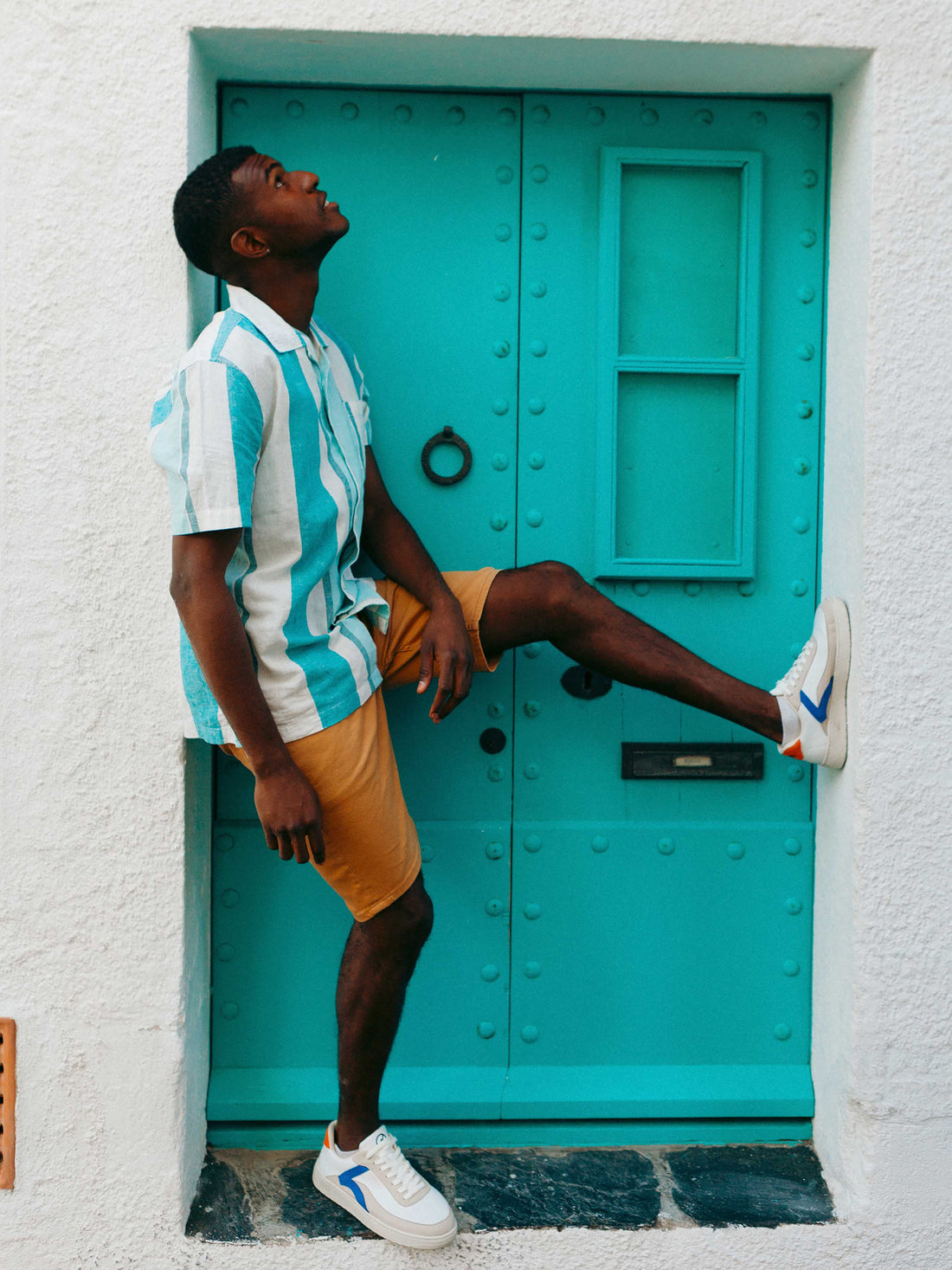 Hygge/22 Suede Papaya Blue