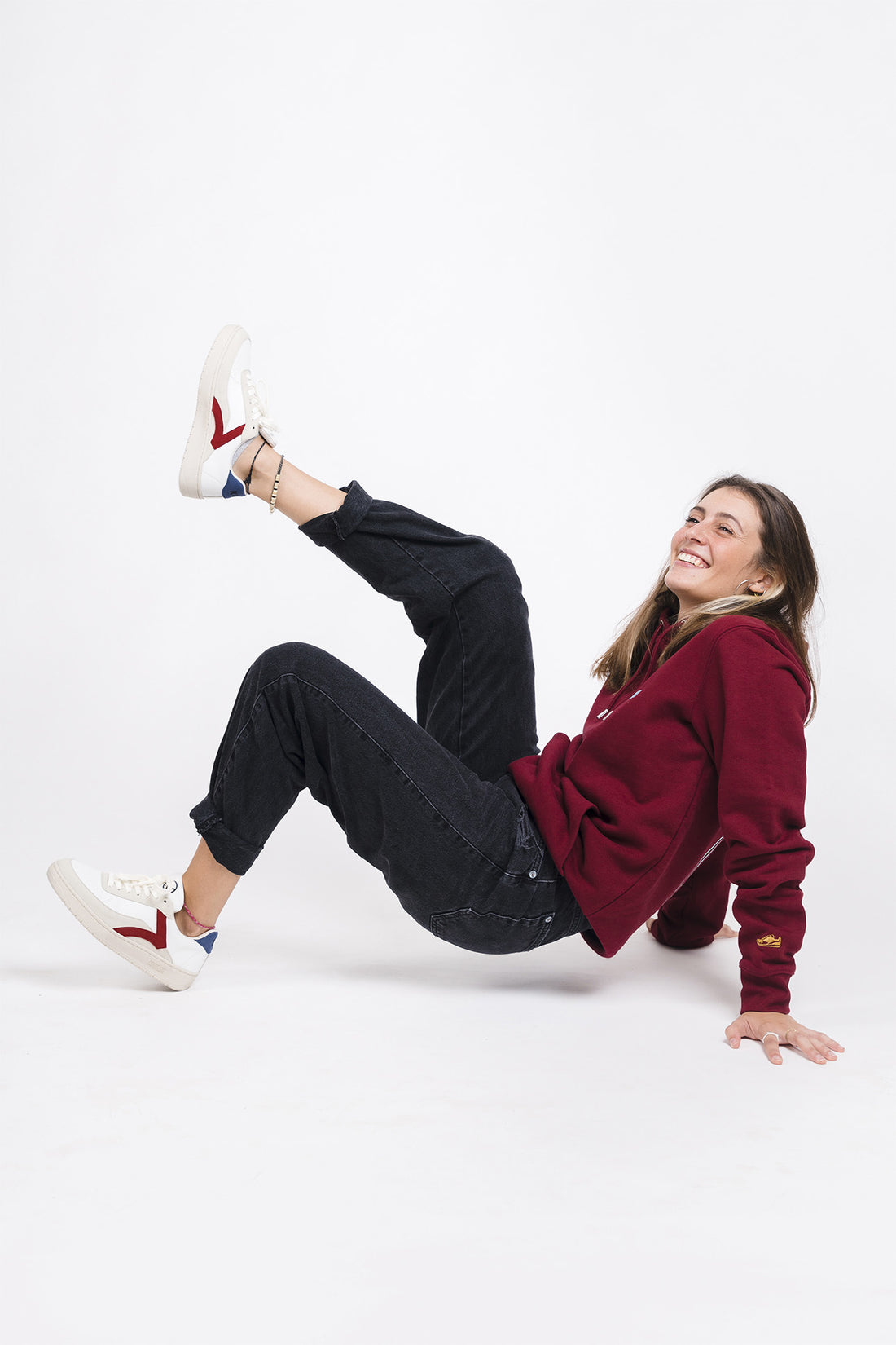 Airplane Hoodie Burgundy