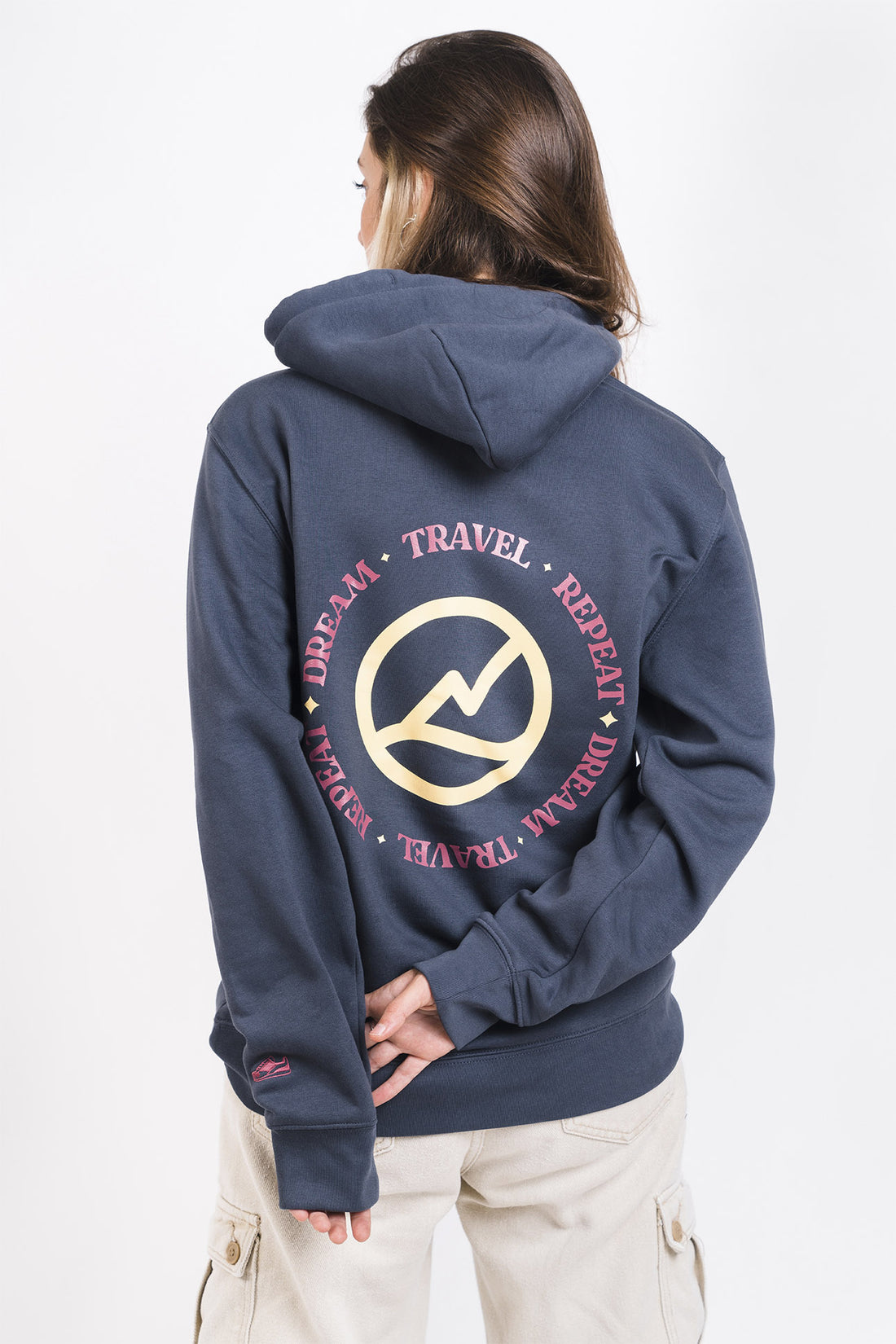 Dream Travel Hoodie Grey